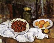 Paul Cezanne Cherries and Peaches oil painting reproduction